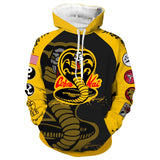 Cobra Kai Hoodie 3D Printing