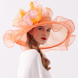 Kentucky Derby Hats Embroidery off-the-Face-Hat