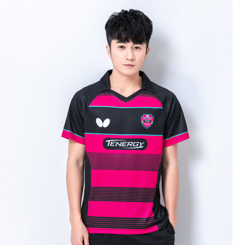 Cricket T Shirt Summer Table Tennis Wear Men's Sports Short-Sleeved T-shirt