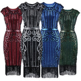 The Great Gatsby Prom Dresses Retro Style Sequin Bead Dress Gown