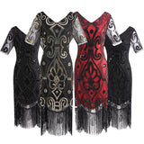 The Great Gatsby Prom Dresses Vintage Tassel Evening Dress