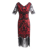 The Great Gatsby Prom Dresses Vintage Tassel Evening Dress