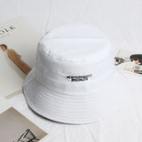 Yankee Bucket Hat Fisherman Black and White Sun Hat Spring and Summer Fashion Bucket Hat