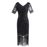 The Great Gatsby Prom Dresses Vintage Tassel Evening Dress