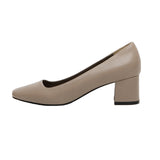 Nude Block Heel Sandals Vintage Mary Jane Shoes