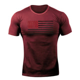 Tactics Style T Shirt for Men Sports T-shirt Men's Summer round Neck Training Sports Short Sleeve