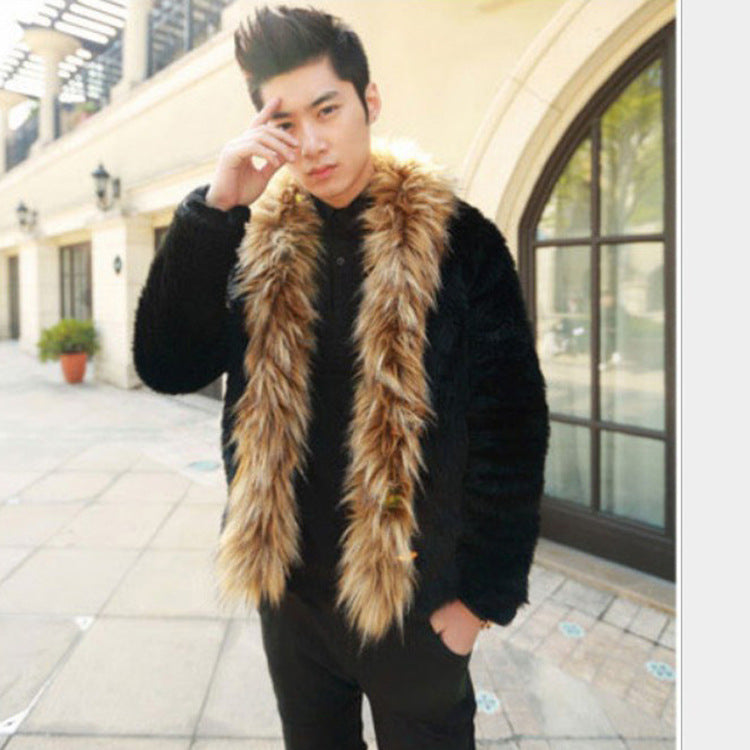 Beaver Coat Men's Fur Coat Trendy Fashionable Man Autumn and Winter Loose Casual