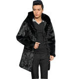 Beaver Coat Men Winter Menswear Fur Coat Hooded Warm Coat