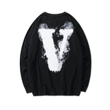 Pop Smoke Vlone King of New York Sweatshirt Angel Smoke Long Sleeve