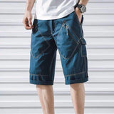 Tactics Style Men Short Men's Loose Summer Men's Casual Pants plus Size Straight Overalls