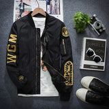 Varsity Jacket Embroidered MA-1 Air Force Pilot Jacket Baseball Uniform