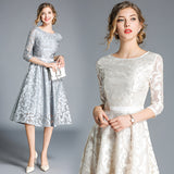 The Great Gatsby Daisy Dress Spring/Summer Wedding Prom Party Lace Dress