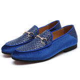 Indo Western Shoes Men's Loafer Vintage British Pointed Leather Shoes
