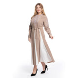 Muslim Women Stylish Kashibo Abaya Muslim Ladies Long Gown Islamic Clothing Jilbab Jalabiya Maxi Dresses Casual Fashionable