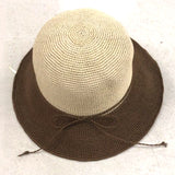 Straw Hat Extra Fine Raffia Hat Women 'S Hand-Woven Fisherman Basin Hat