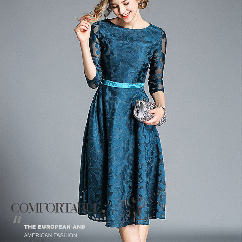 The Great Gatsby Daisy Dress Spring/Summer Wedding Prom Party Lace Dress