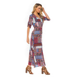 Beth Dutton Bohemian Dress Summer Spring Midi Dresses Beach Dress Dress