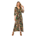 Beth Dutton Bohemian Dress Summer Spring Midi Dresses Beach Dress Dress