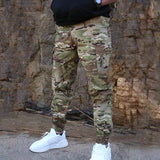 Tactics Style Outdoor Casual Pants Camouflage Pants Casual Tappered Cargo Jogger Pants