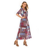 Beth Dutton Bohemian Dress Summer Spring Midi Dresses Beach Dress Dress