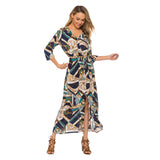 Beth Dutton Bohemian Dress Summer Spring Midi Dresses Beach Dress Dress