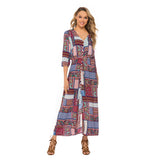 Beth Dutton Bohemian Dress Summer Spring Midi Dresses Beach Dress Dress