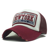 Yankee Baseball Cap Fashion Patch Mesh Cap Baseball Cap