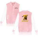 Men and Women Pokemon Pikachu Coat Baseball Uniform Jacket