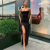 Music Festivals Rave Outfits Dress Slim Fit Backless Sexy Slit Dress