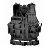 Tactics Style Men's Outdoor Vest Tactical Vest Summer Mesh Breathable Vest Outdoor Multifunctional Vest