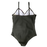 Women Plus Size Swimming One-Pieces Swimsuit Printed Stitching Bikini