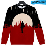 John Wick Keanu Hoodie John Wick 3D Printed round Neck Long Sleeve Sweater