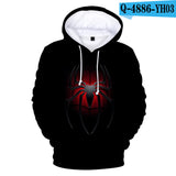 Men Spider Hoodie Spider-Man 3D Printed Hood Sweatshirt