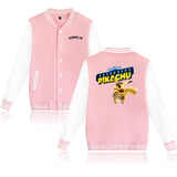 Men and Women Pokemon Pikachu Coat Baseball Uniform Jacket