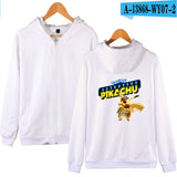 Men and Women Pokemon Pikachu Coat Zipper Hooded Sweater