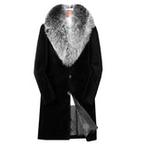 Beaver Coat Men's Fleece Imitated Mink Coat Men's plus Size Casual