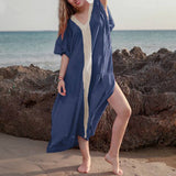 Women Plus Size Dresses Bohemian V-neck Beach Dress Maxi Dress
