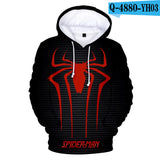 Men Spider Hoodie Spider-Man 3D Printed Hood Sweatshirt