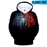 Men Spider Hoodie Spider-Man 3D Printed Hood Sweatshirt