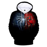 Men Spider Hoodie Spider-Man 3D Printed Hood Sweatshirt