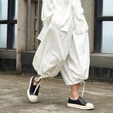 Linen Pants Straight Leg Pants Drawstring Lightweight Elastic Beach Pants Casual Pants Linen Men's Clothing