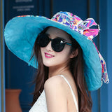 Kentucky Derby Hats UV Protection Women Folding Beach Hat