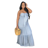 Chest Wrap Bohemian Dress Casual Dress