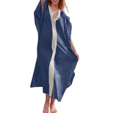 Women Plus Size Dresses Bohemian V-neck Beach Dress Maxi Dress