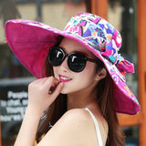 Kentucky Derby Hats UV Protection Women Folding Beach Hat