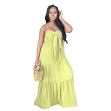 Chest Wrap Bohemian Dress Casual Dress