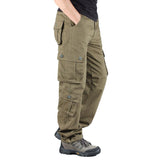 Baggy Cargo Pants for Men Cargo Pants Men's Casual Trousers Large Size Loose Straight Multi-Pocket Work Pants Outdoor Workout Pants