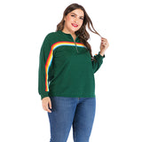 Women Plus Size Tops Colorful Narrow Goods Knitted Sweater