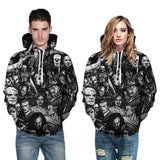 Skull Hoodie 3D Digital Printing Skull Sweater