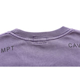 Cavempt Ce Cav @ Empt Ce Purple Male and Female Couple Short Sleeve